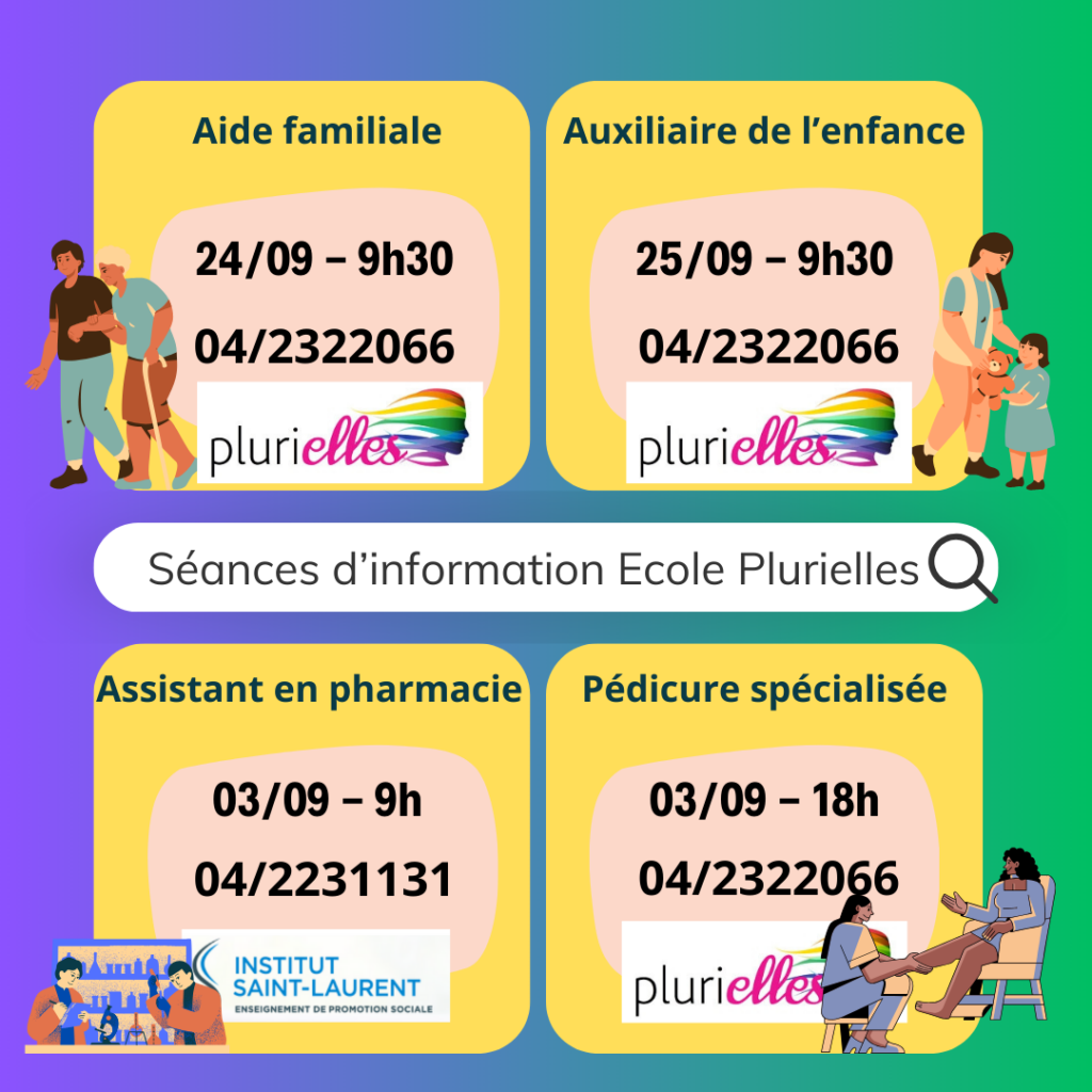 Séance d'information aide et soins aux personnes formation qualifiante liege